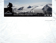 Tablet Screenshot of alpineworks.com